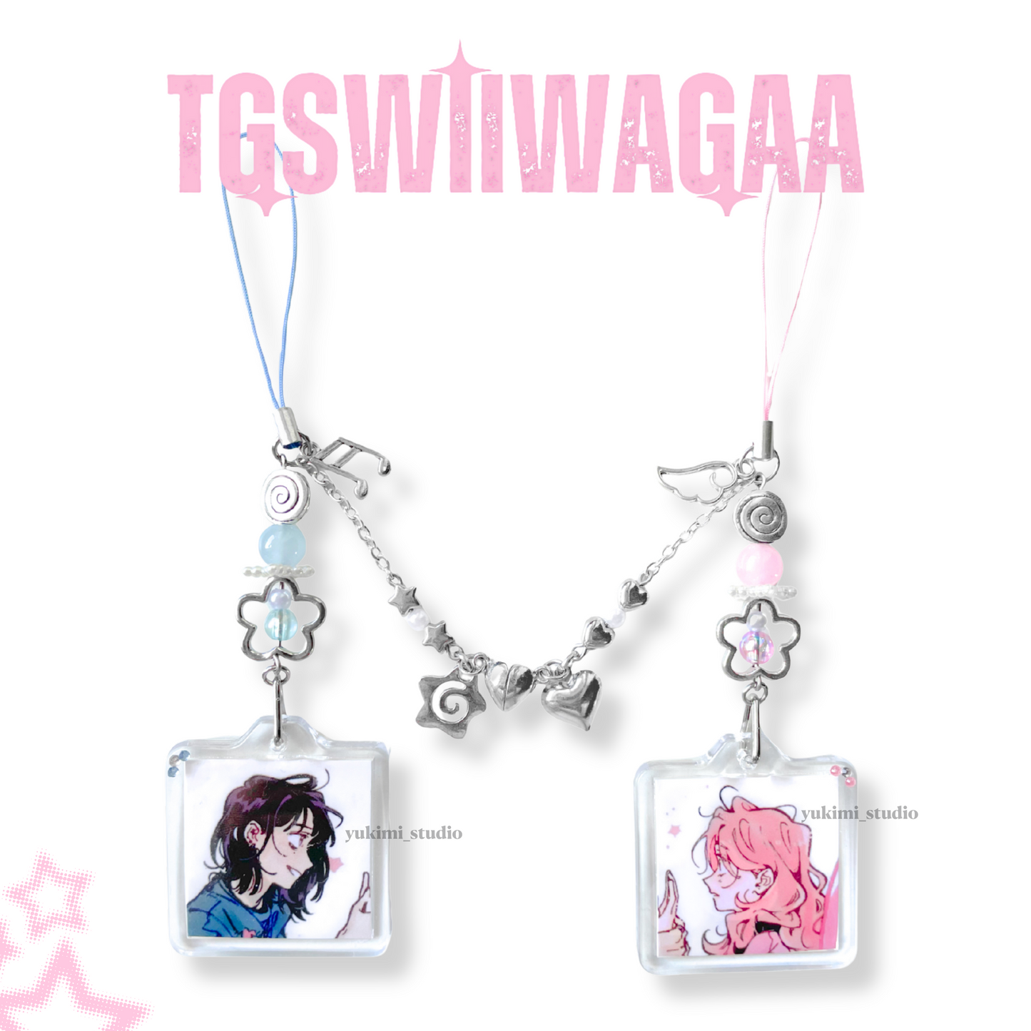 Tgswiiwagaa matching phone charms