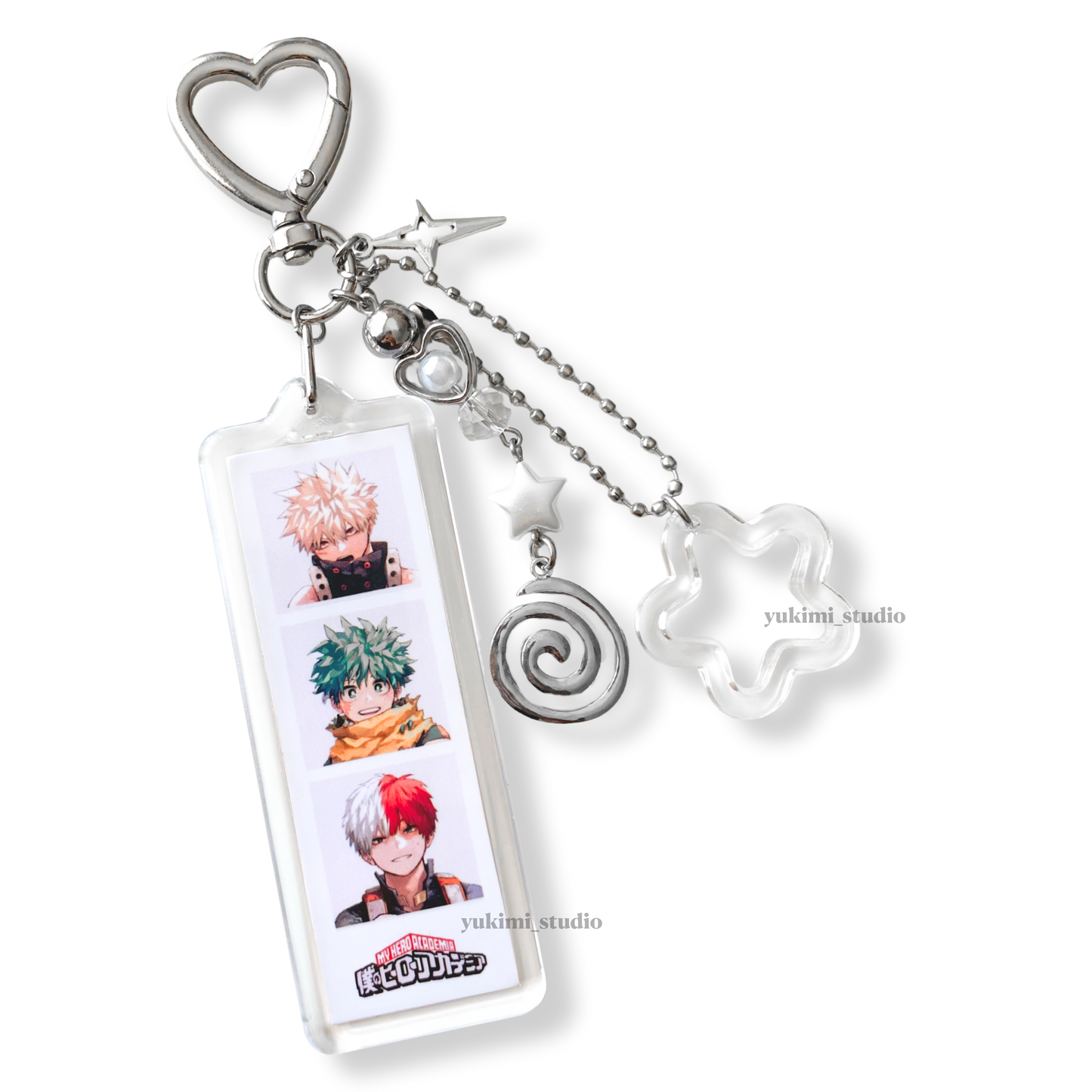 Anime photobooth keychains (bkdk, jinmao,my dress up darling…)