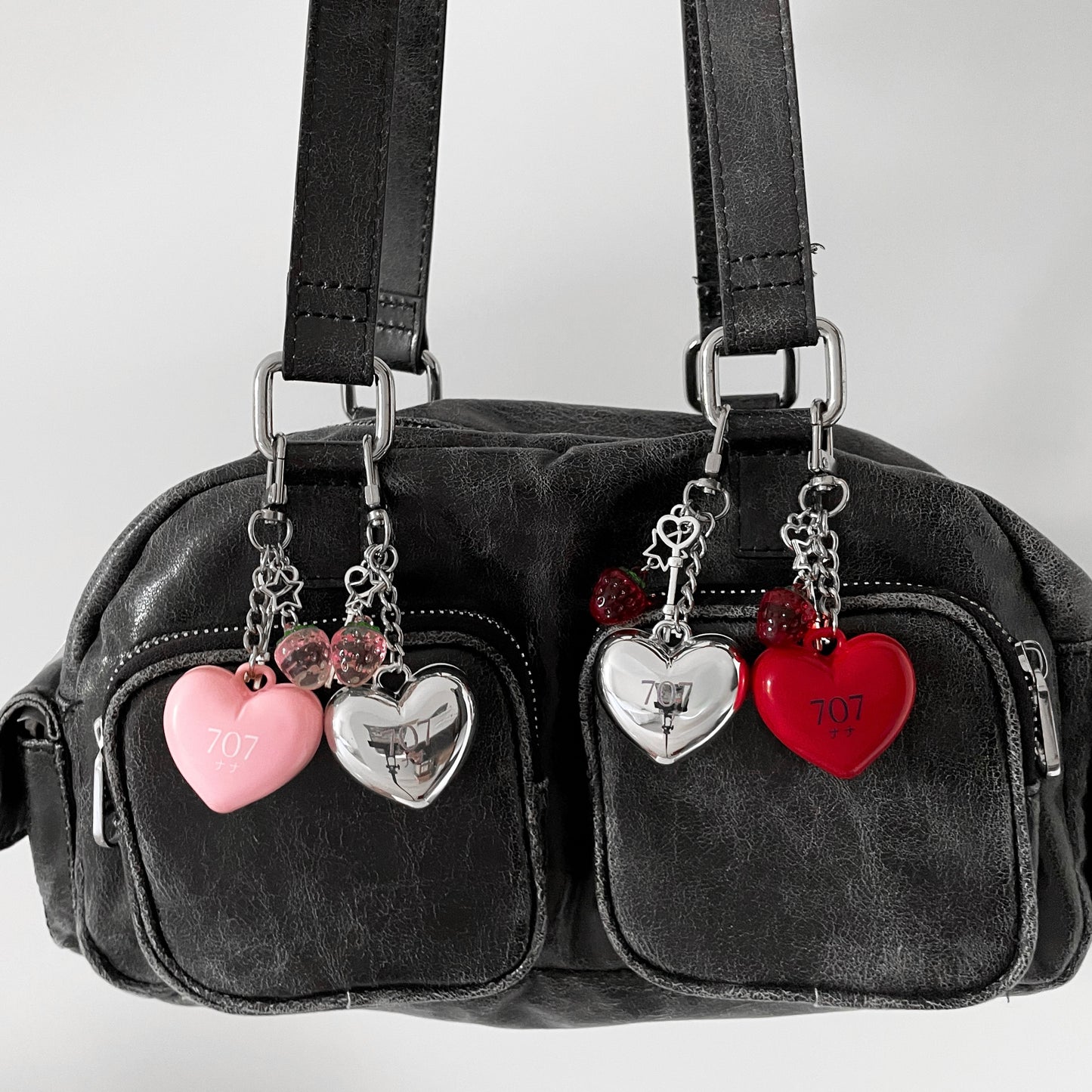 Nana-inspired Blush & Lip Balm Keychain