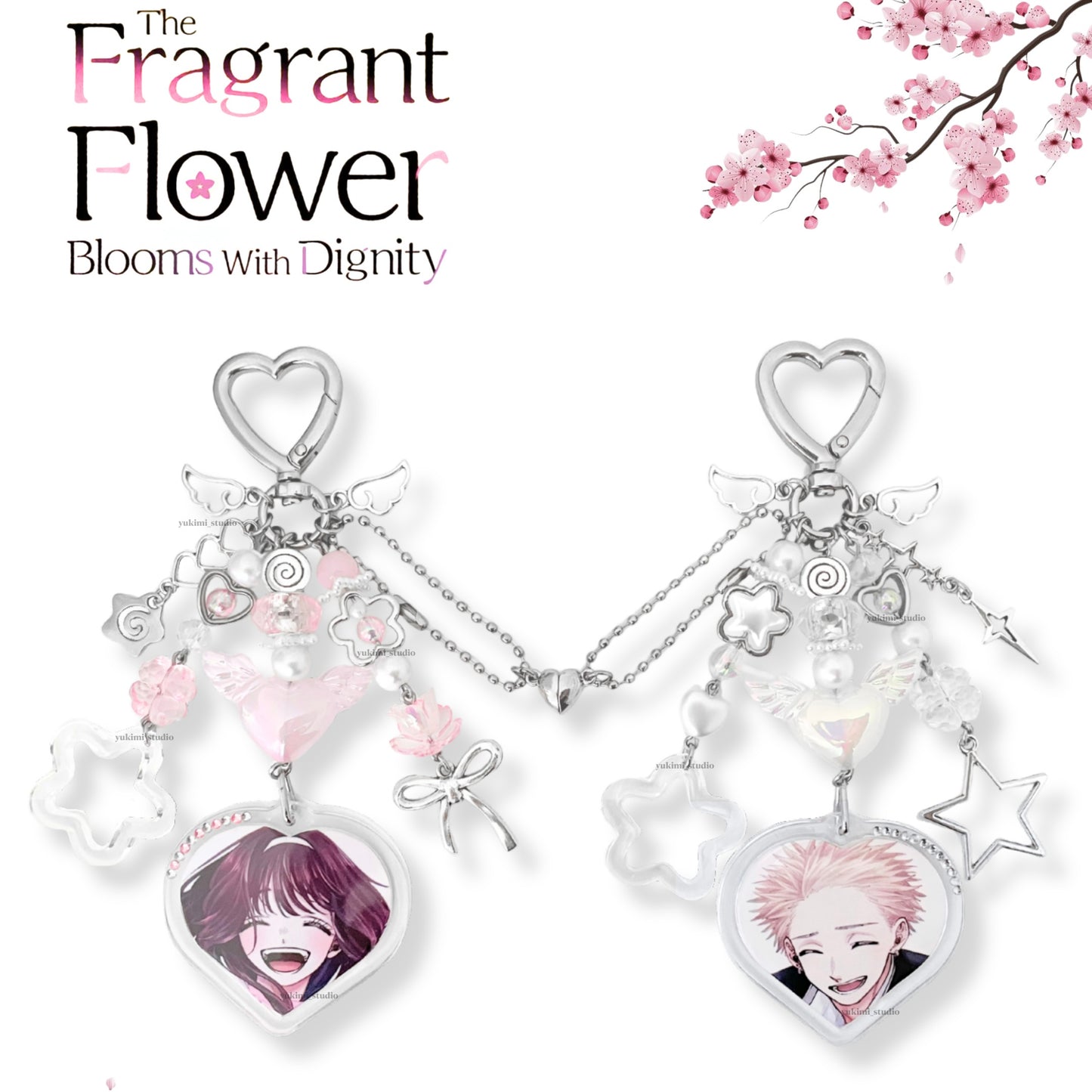 Kaoru Hana Wa Rin To Saku Keychains