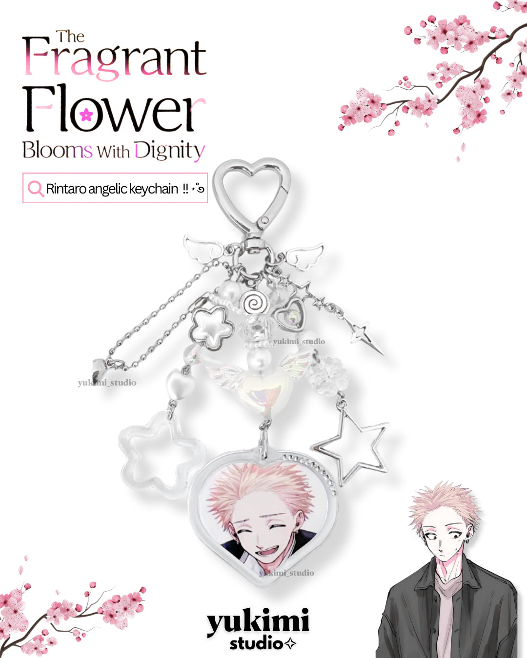 Kaoru Hana Wa Rin To Saku Keychains