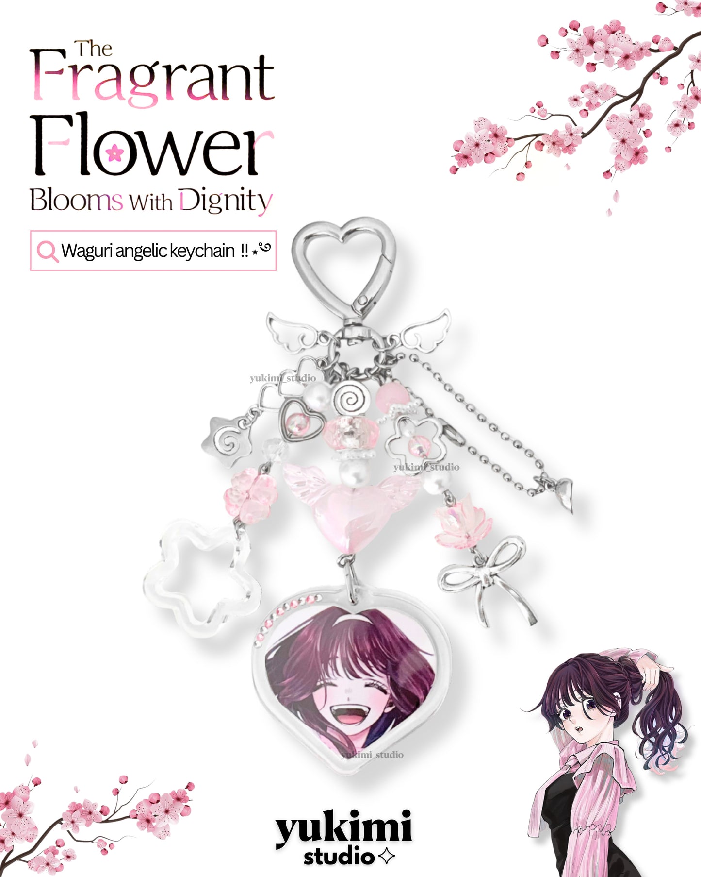Kaoru Hana Wa Rin To Saku Keychains