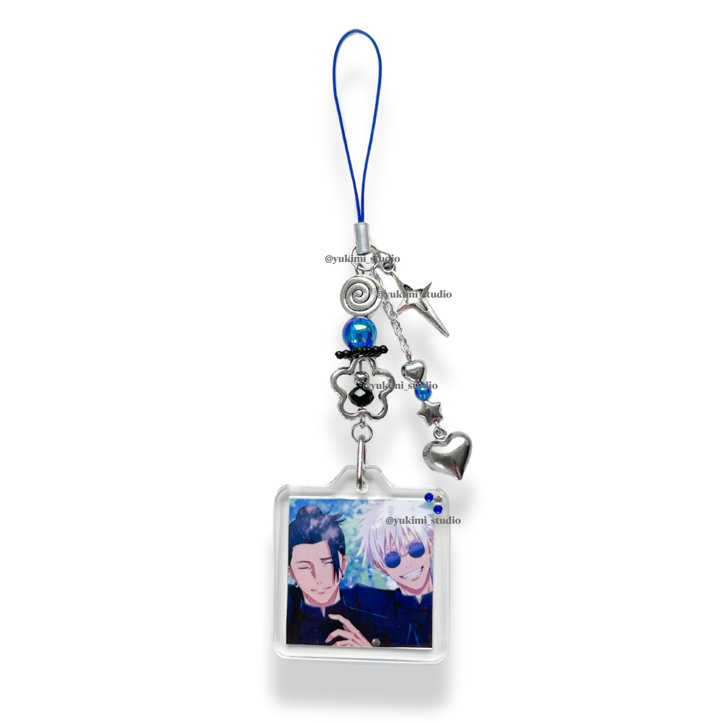 Satosugu matching phone charms