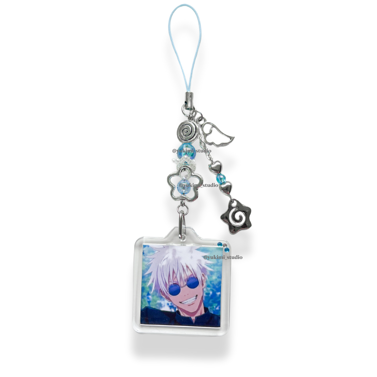 Satosugu matching phone charms