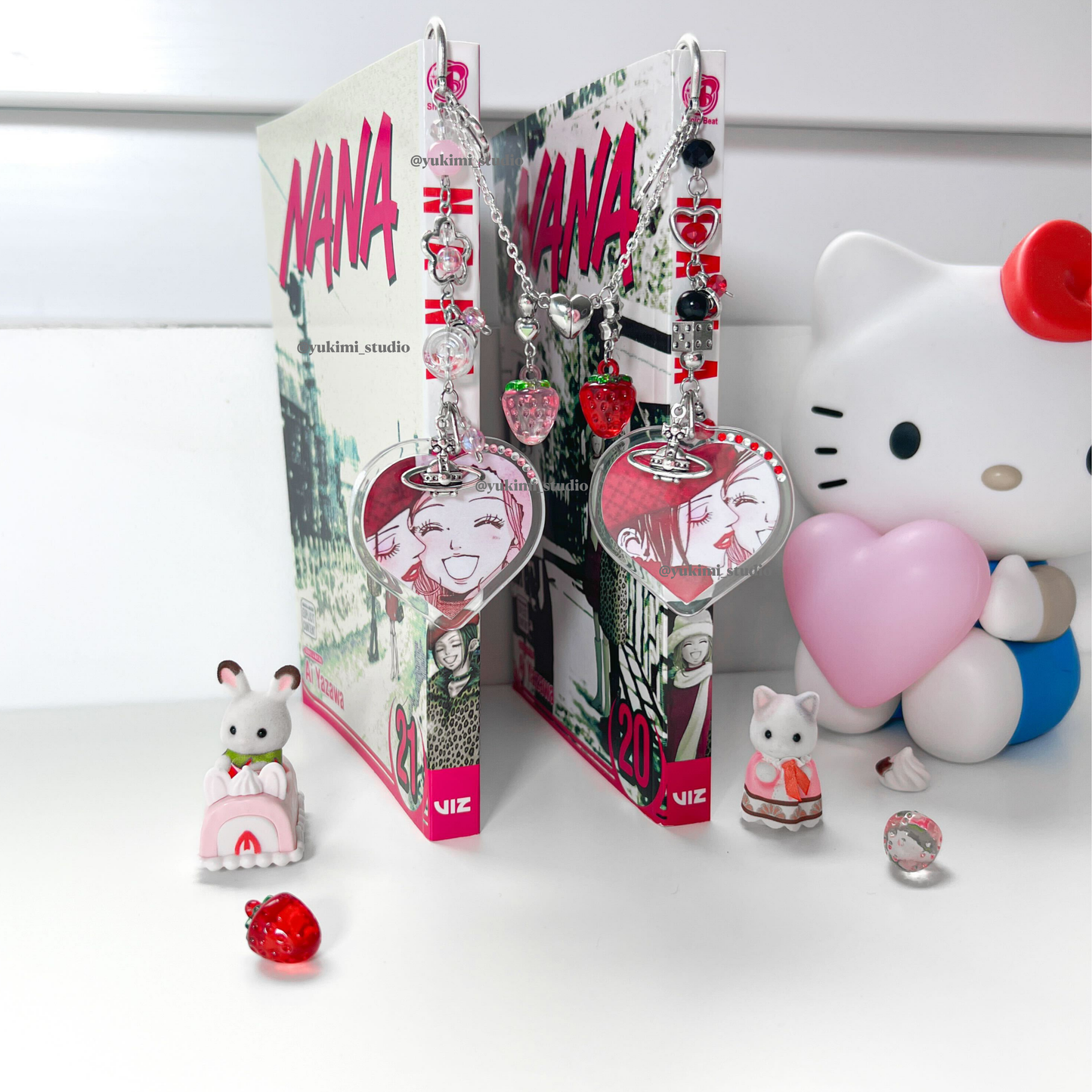 Nana & Hachi matching bookmarks