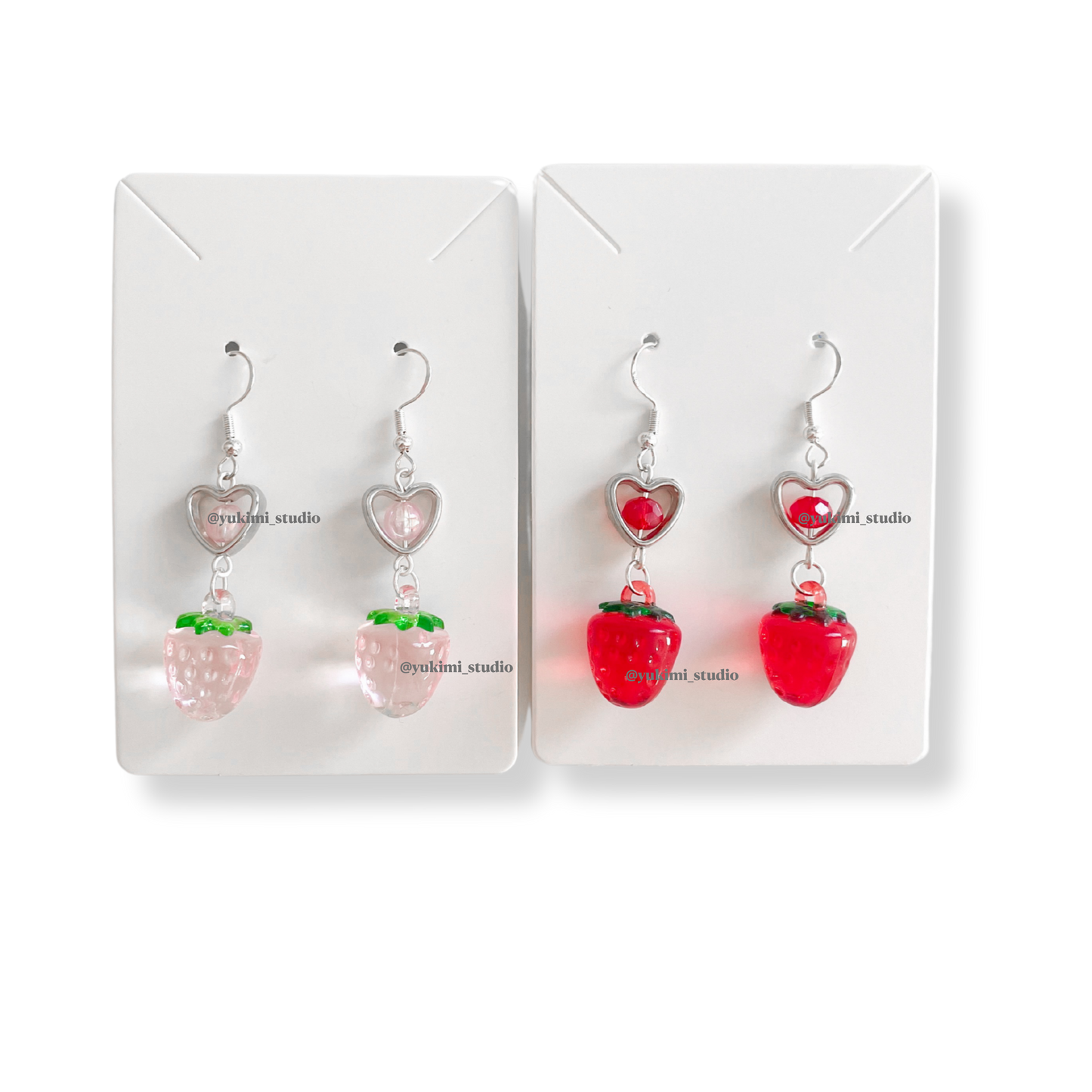 Nana strawberry earrings