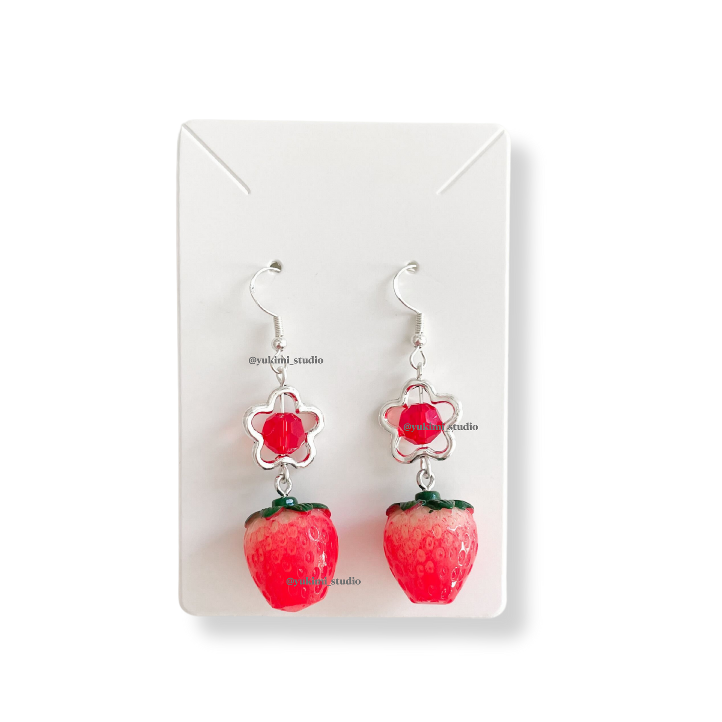 Nana strawberry earrings
