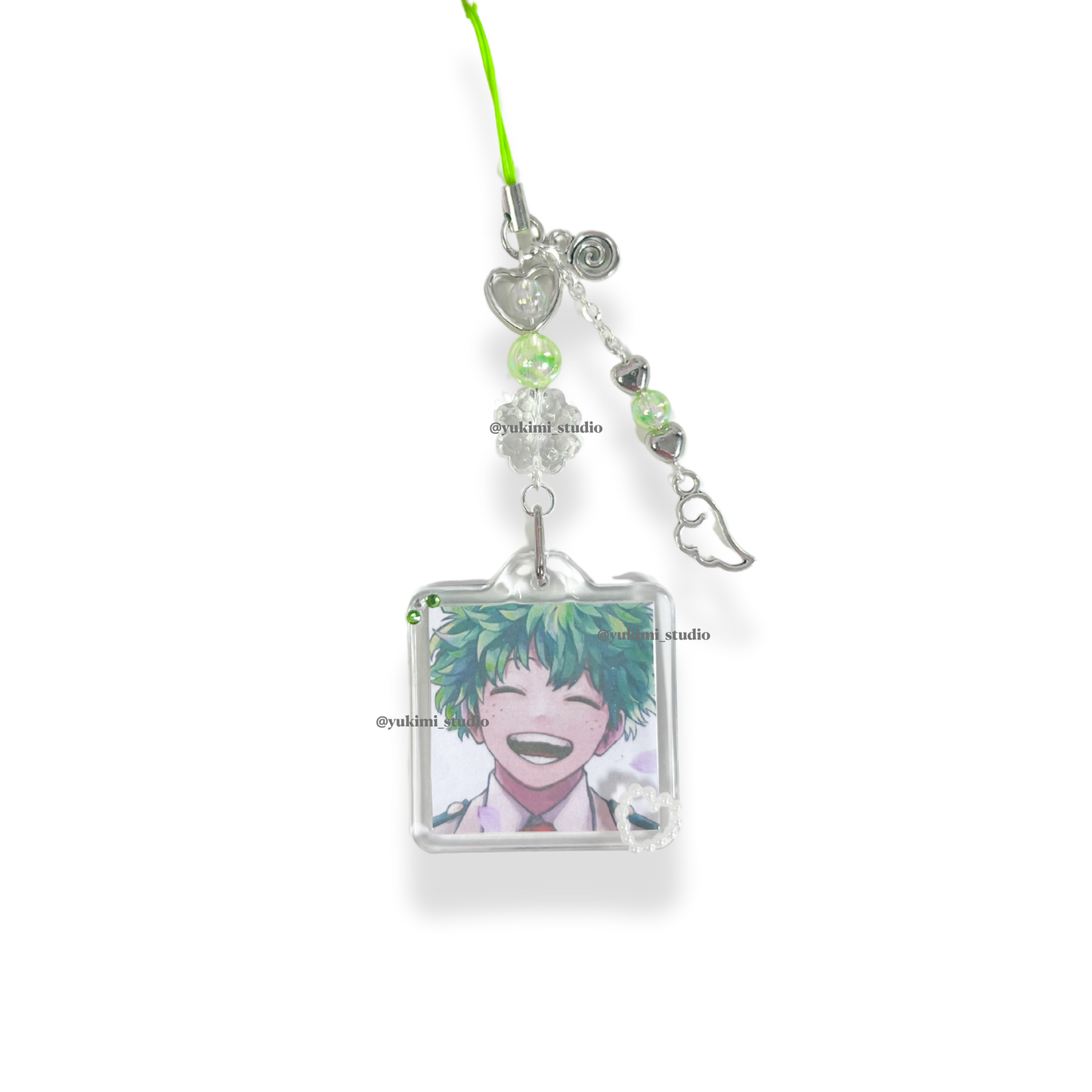 Bakudeku phone charms