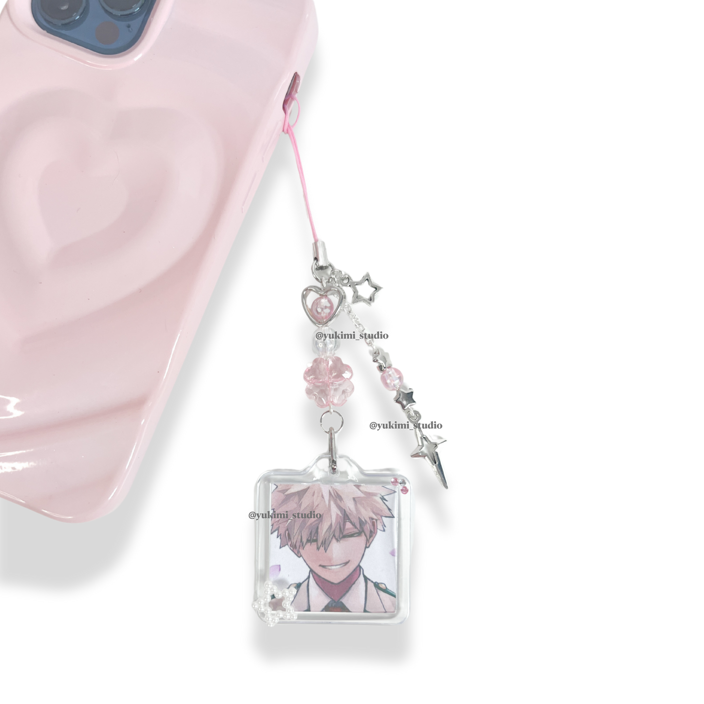 Bakudeku phone charms