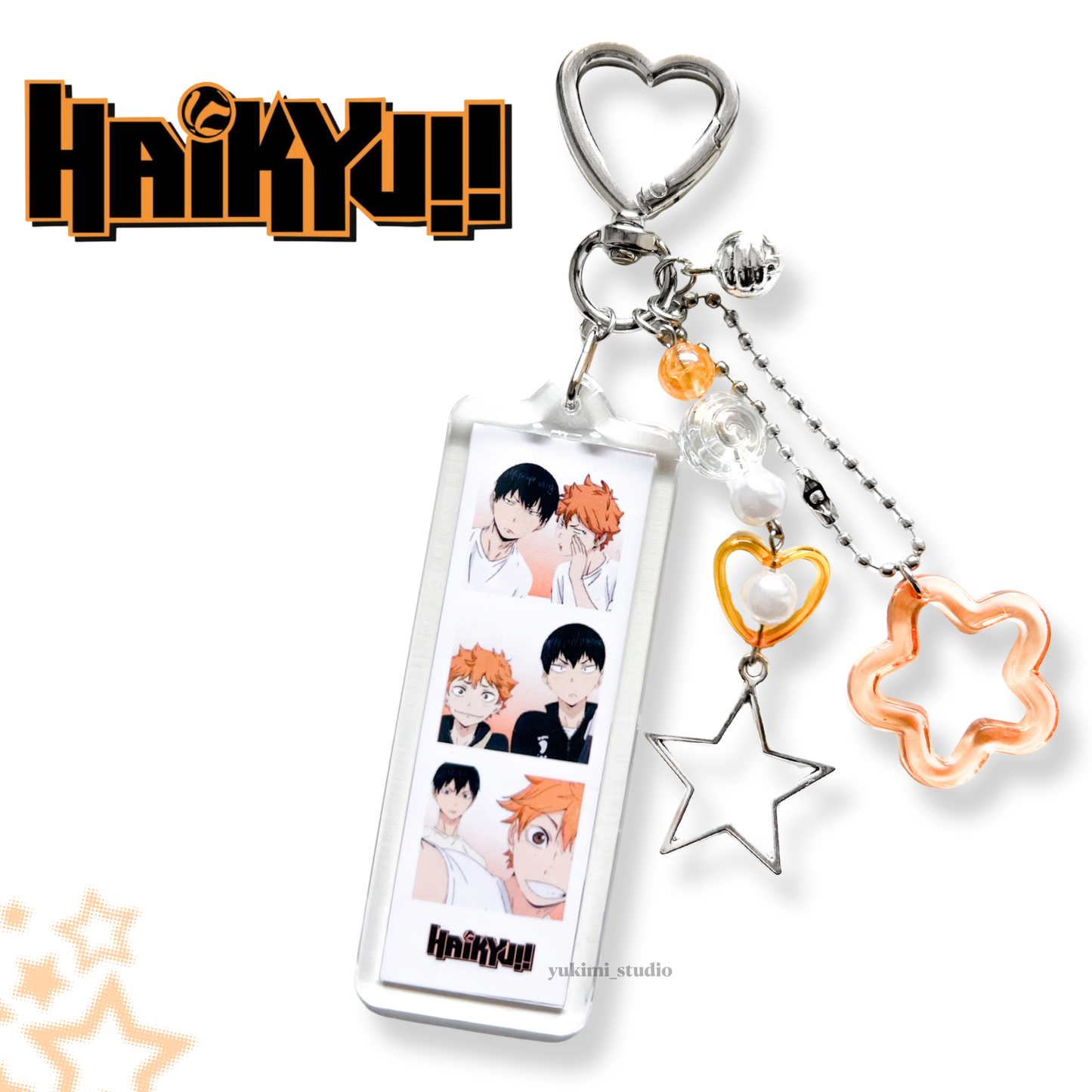 Anime photobooth keychains (bkdk, jinmao,my dress up darling…)