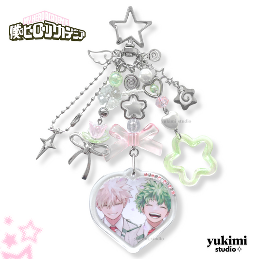 Bakugo x Izuku keychains