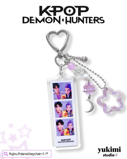 Kpop Demon Hunters photobooth Keychains