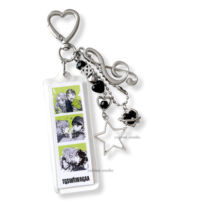 Anime photobooth keychains (bkdk, jinmao,my dress up darling…)