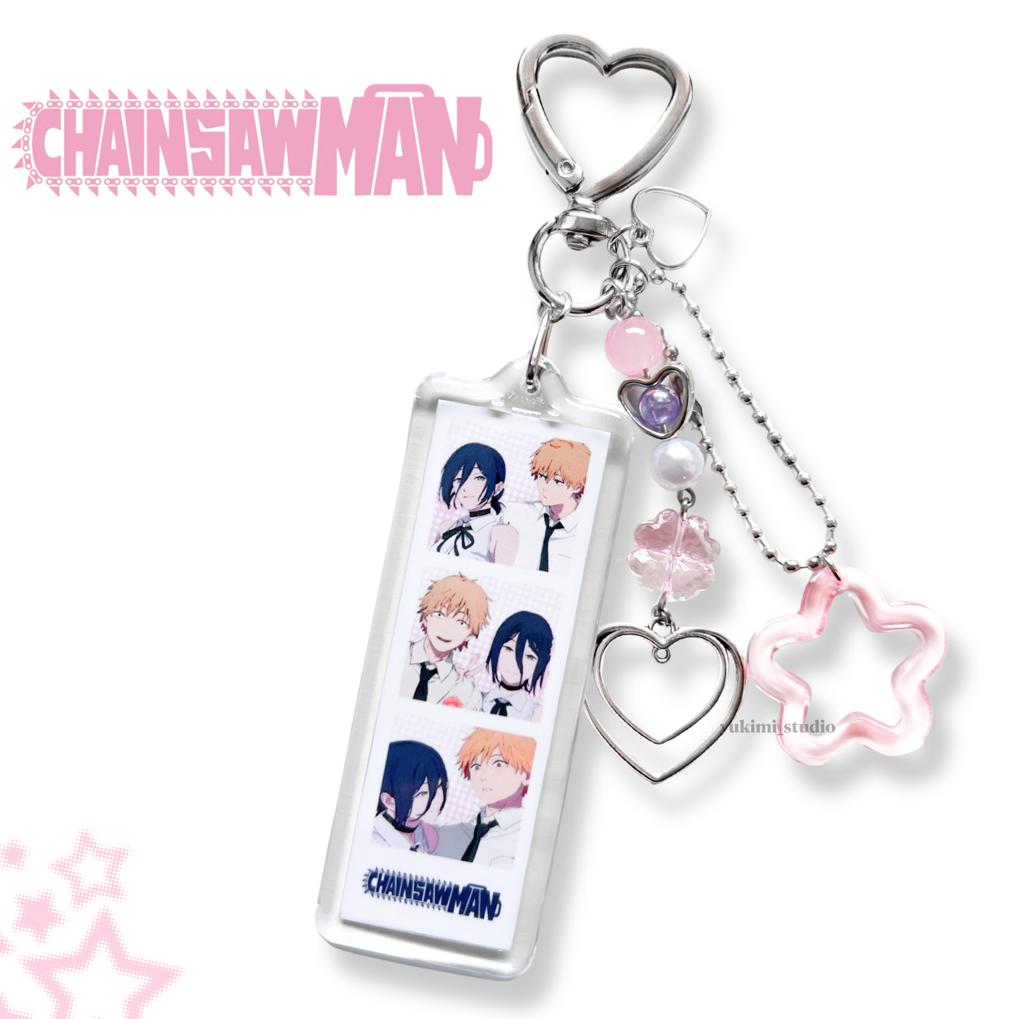 Anime photobooth keychains (bkdk, jinmao,my dress up darling…)