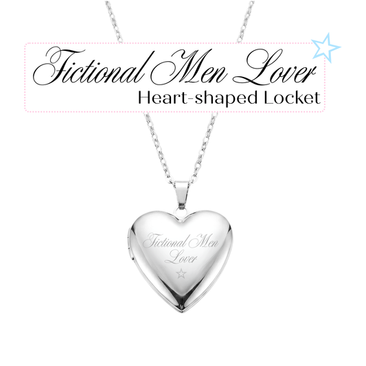 Fictional Men Lover Heart Locket Necklace