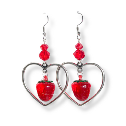 Nana heart earrings