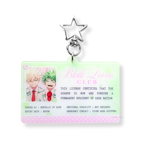 BKDK Lovers club Keychain