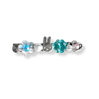 Miffy beaded hair clips