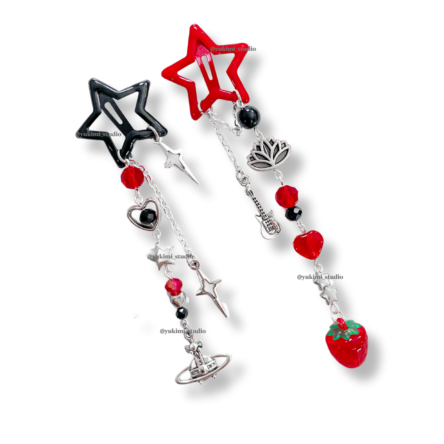 Nana & Hachi star hair clips