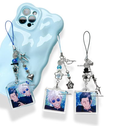 Satosugu matching phone charms