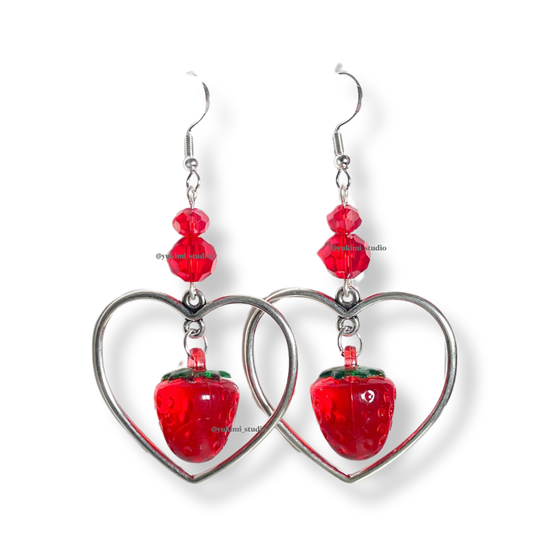 Nana heart earrings