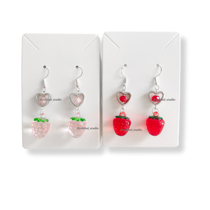 Nana strawberry earrings