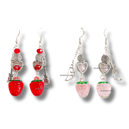 Nana strawberry earrings