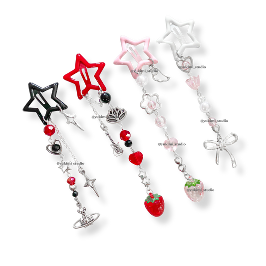 Nana & Hachi star hair clips